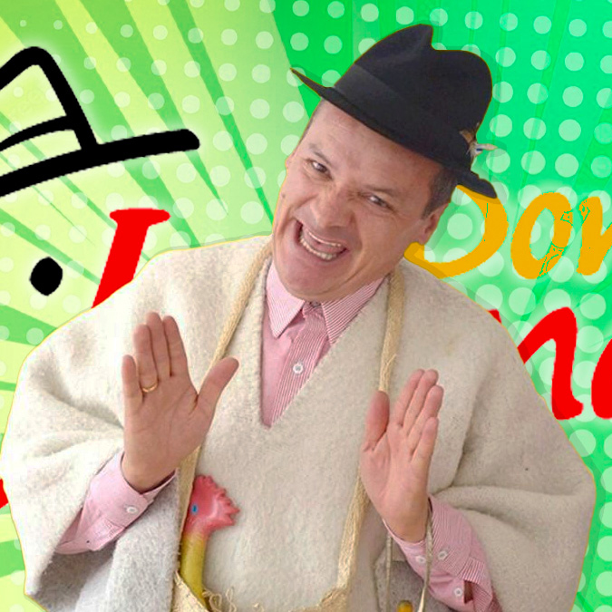 Photo of comedian Don Jediondo, Pedro Antonio González González Colombian' humorist
