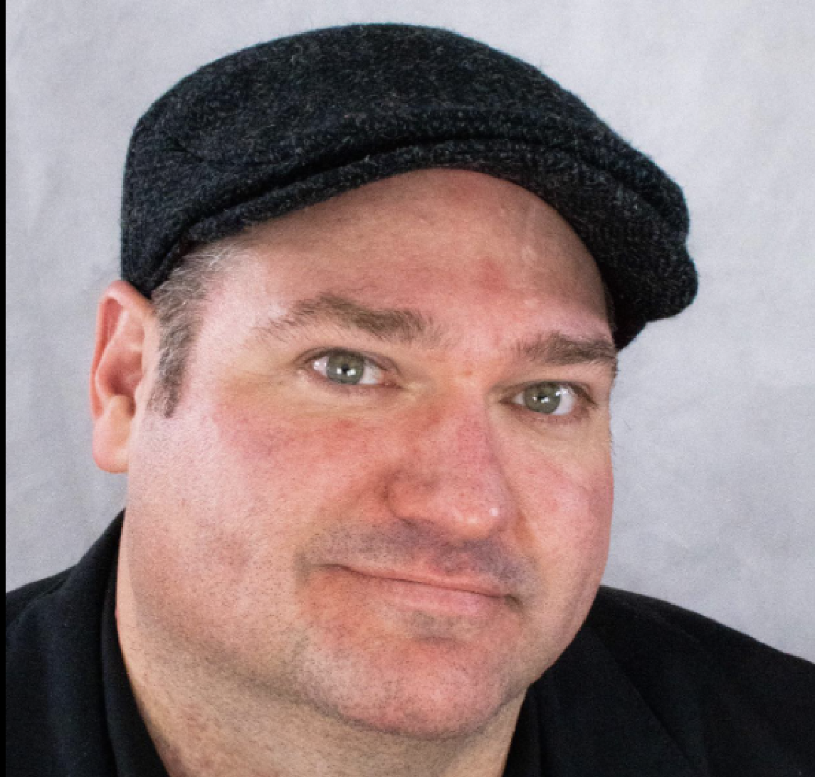 Rob White comedy headshot.