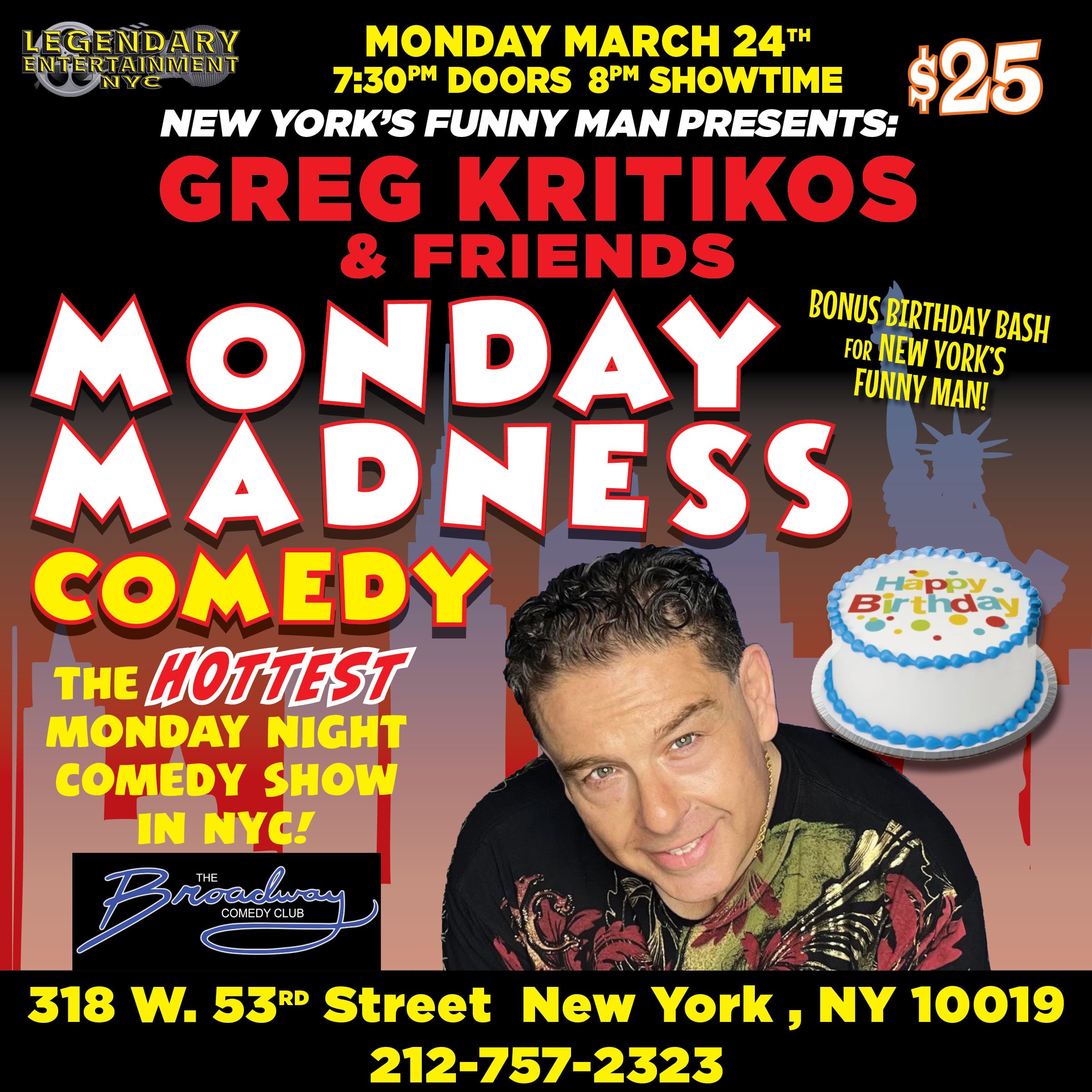 Greg Kritikos monday madness