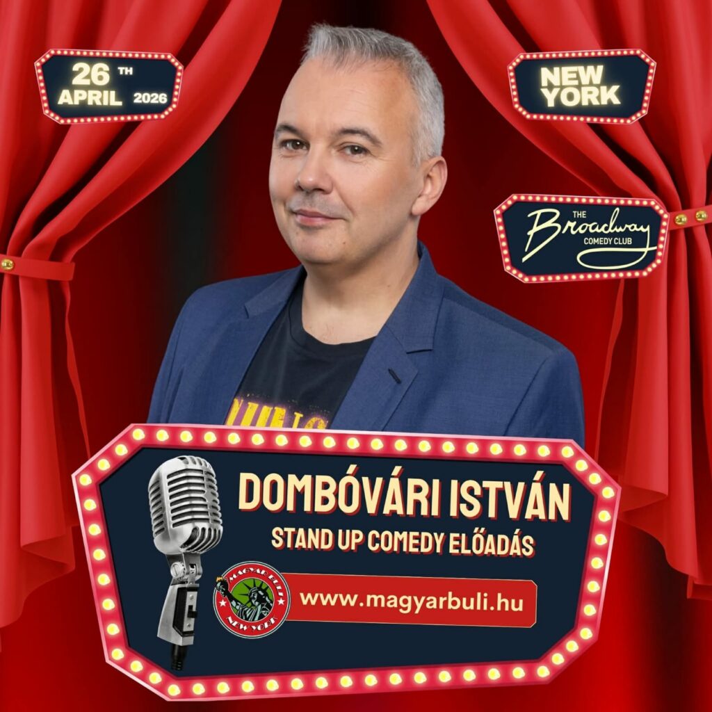 Photo of Dombóvári István – New York 2026 – Stand Up Comedy
