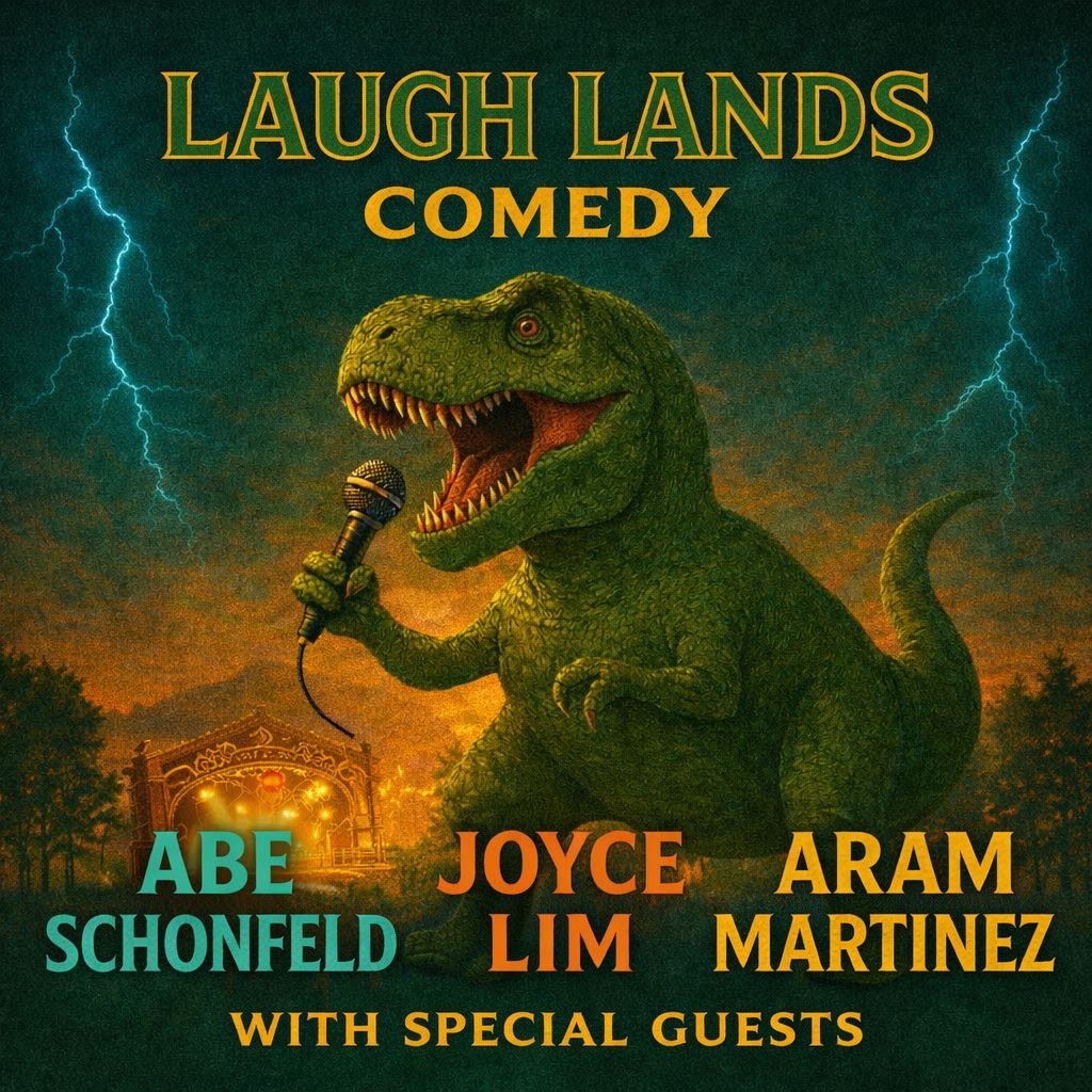 Flier for Laugh Lands Comedy Show