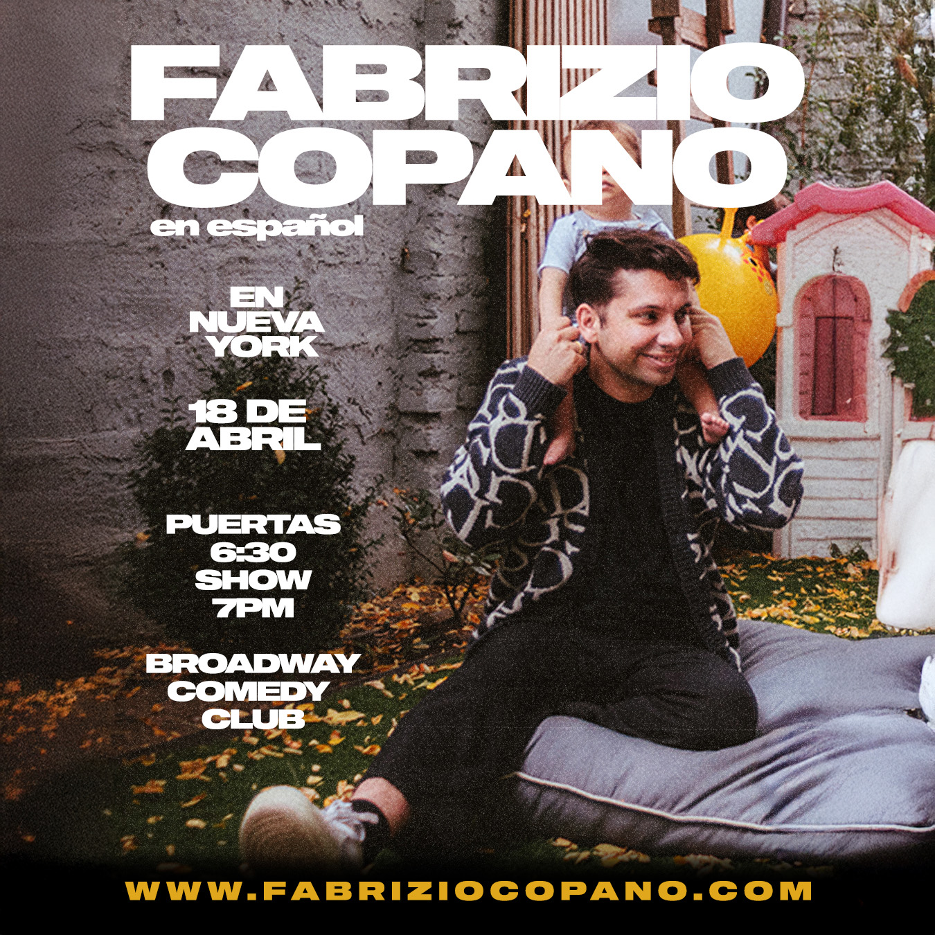 18 abril show Fabrizio