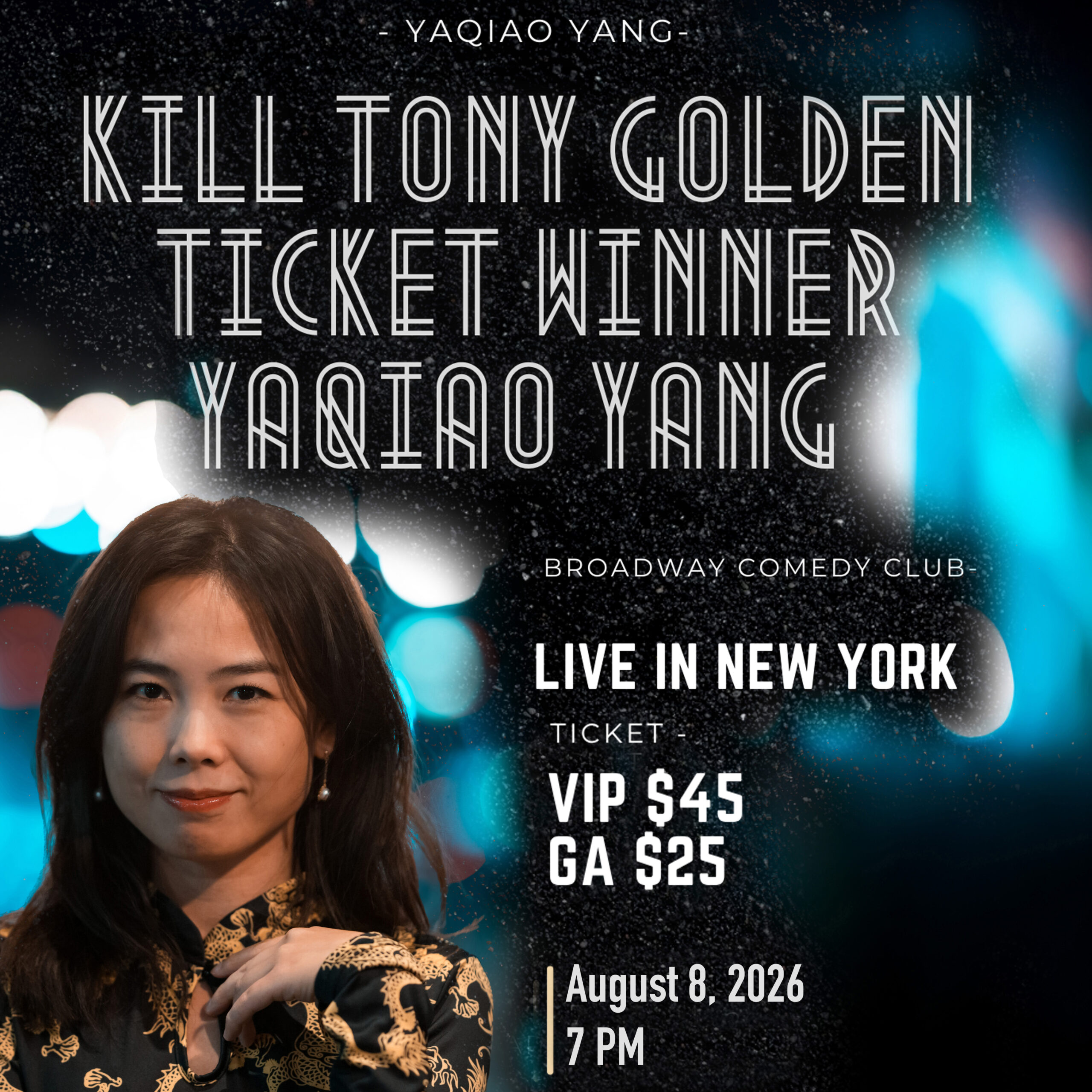 Photo of Yaqiao Yang Live In New York