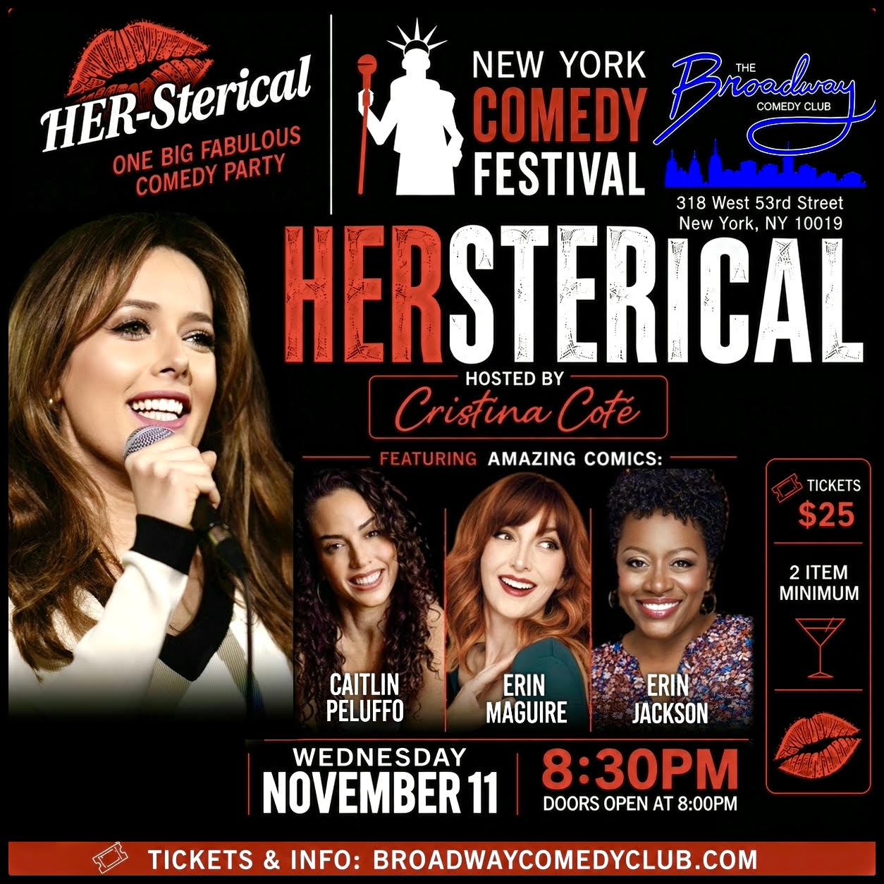 Photo of HERsterical Show Presented By The New York City Comedy Festival