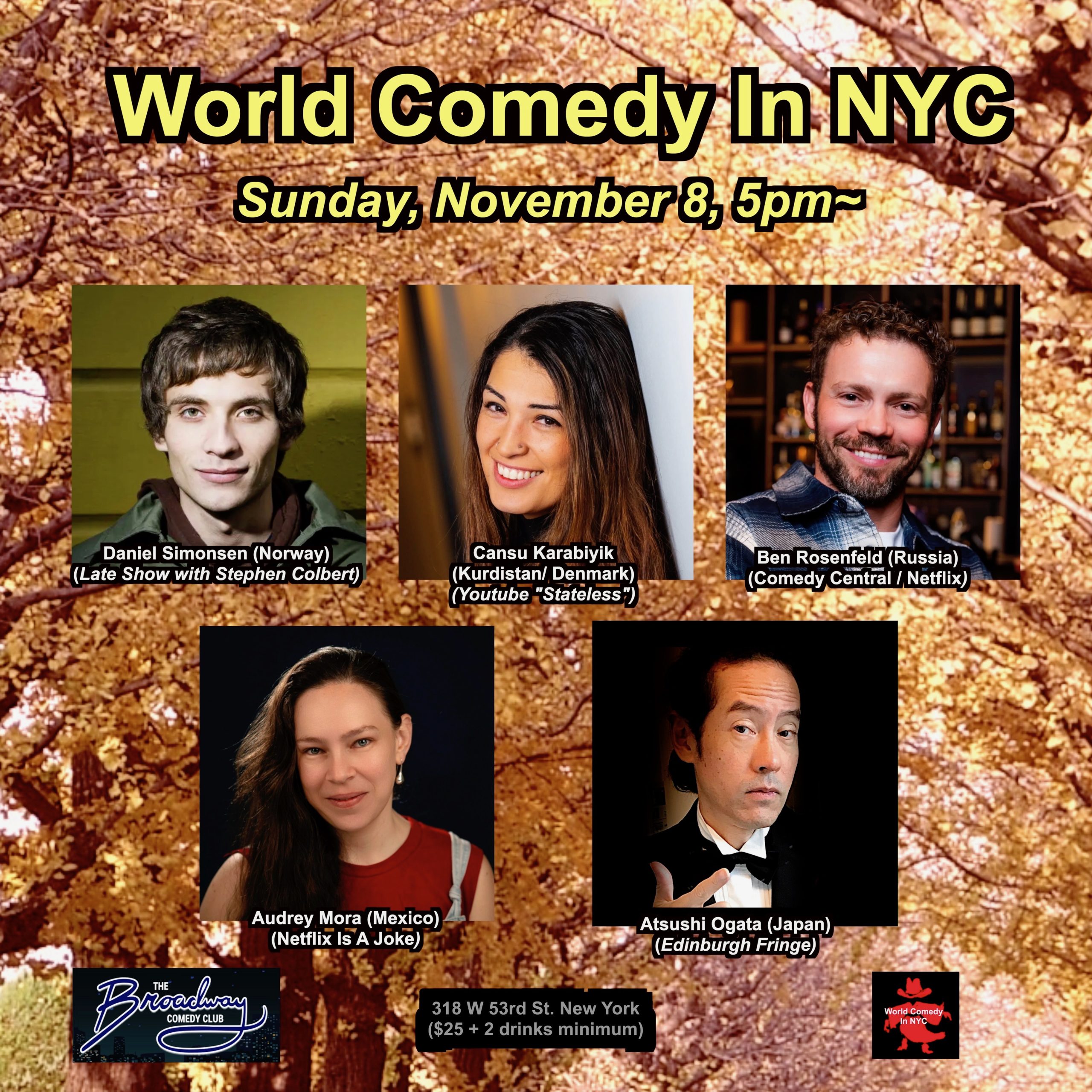 World Comedy in NYC Atsushi #7